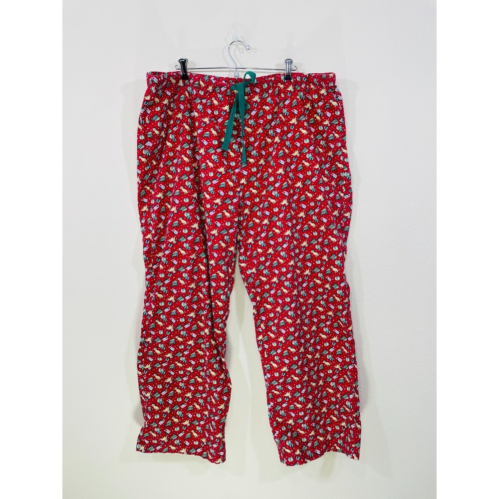 Vineyard Vines Red Holiday Print Pajama Pants